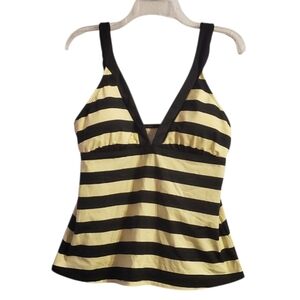 La Blanca Women's Striped Padded Tankini Swim Top 16